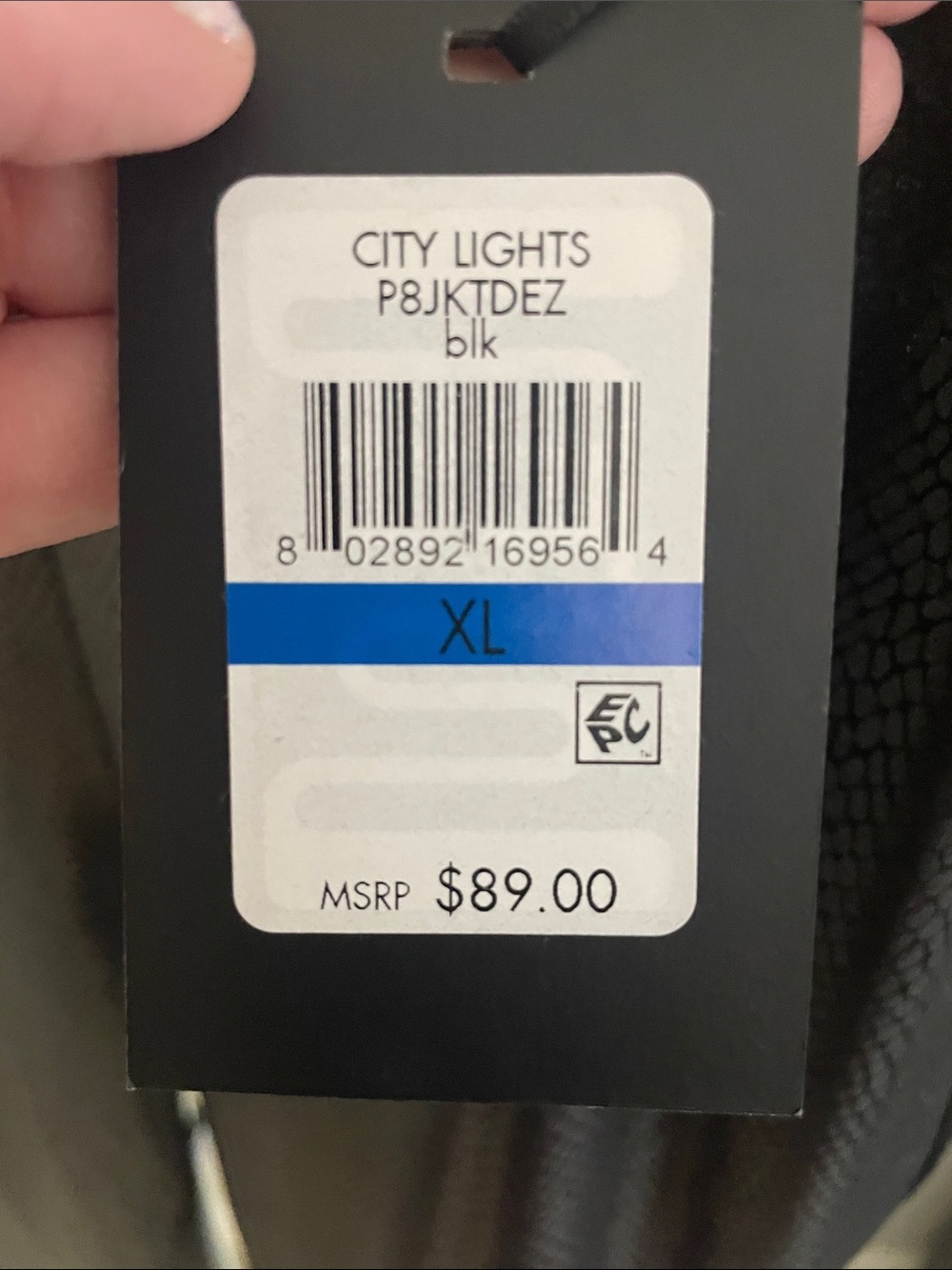 DKNY Black City Lights Textured Women's Leggings - Picture 4 of 8